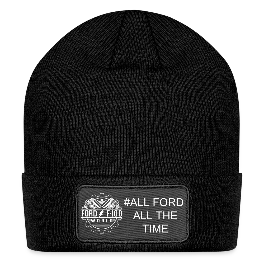 Patch Beanie - black