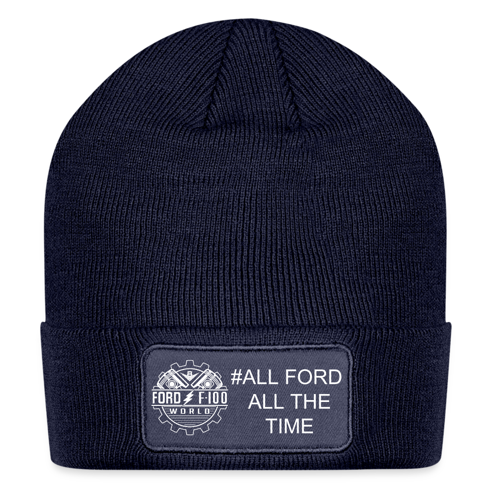 Patch Beanie - navy