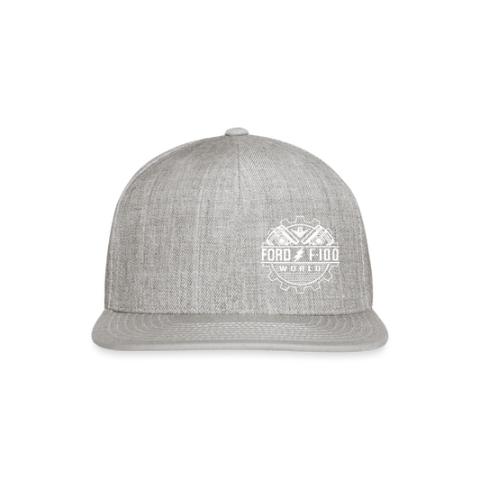 Snapback Baseball Cap - heather gray