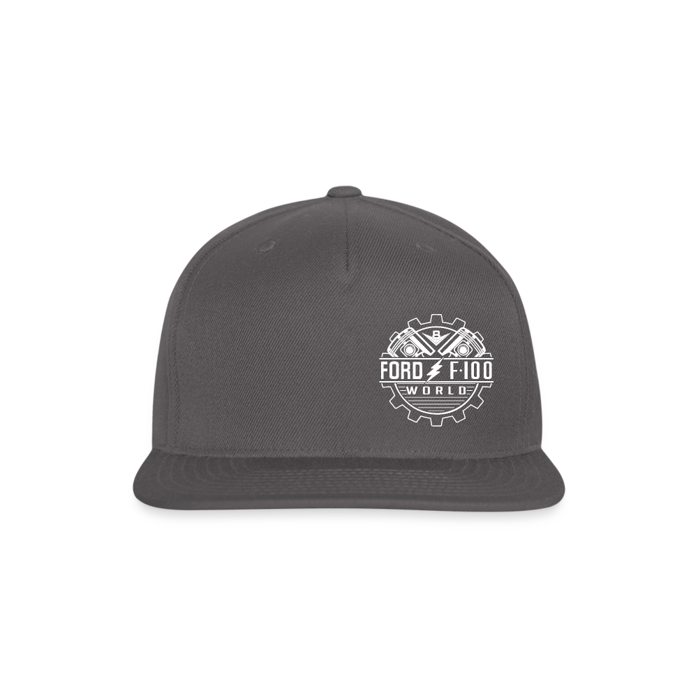 Snapback Baseball Cap - dark grey