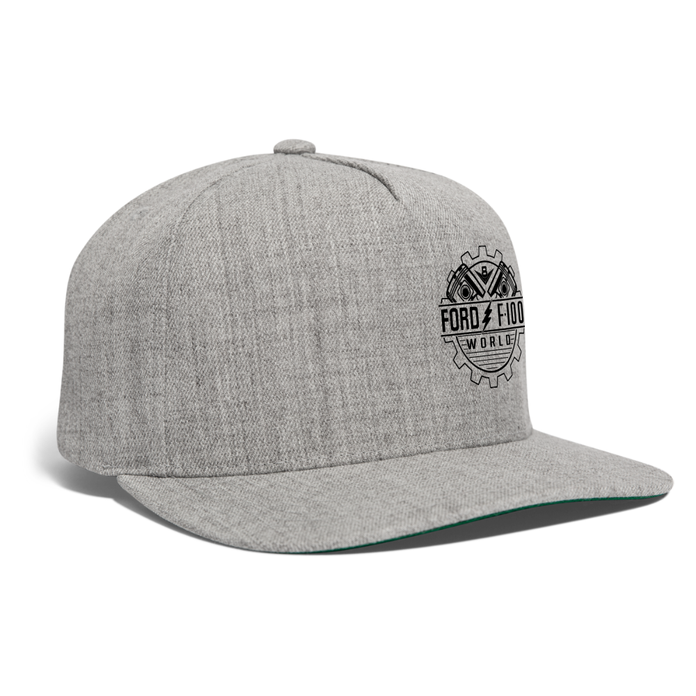 Snapback Baseball Cap - heather gray