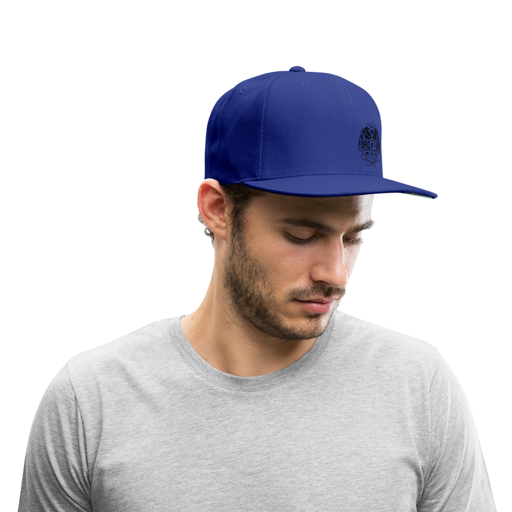 Snapback Baseball Cap - royal blue