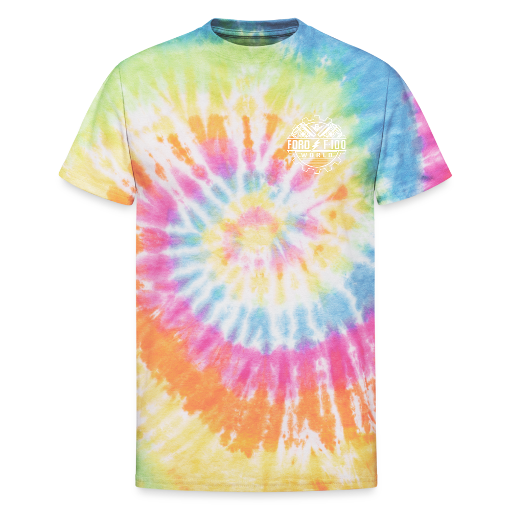 Unisex Tie Dye T-Shirt - rainbow