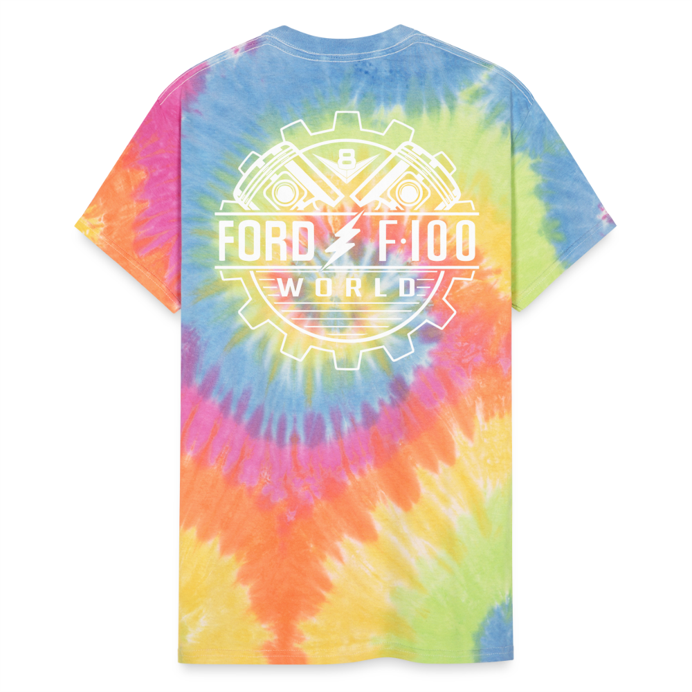 Unisex Tie Dye T-Shirt - rainbow