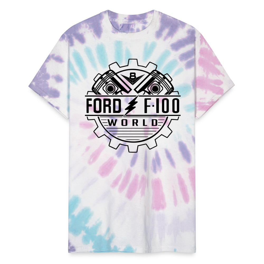 Unisex Tie Dye T-Shirt - Pastel Spiral