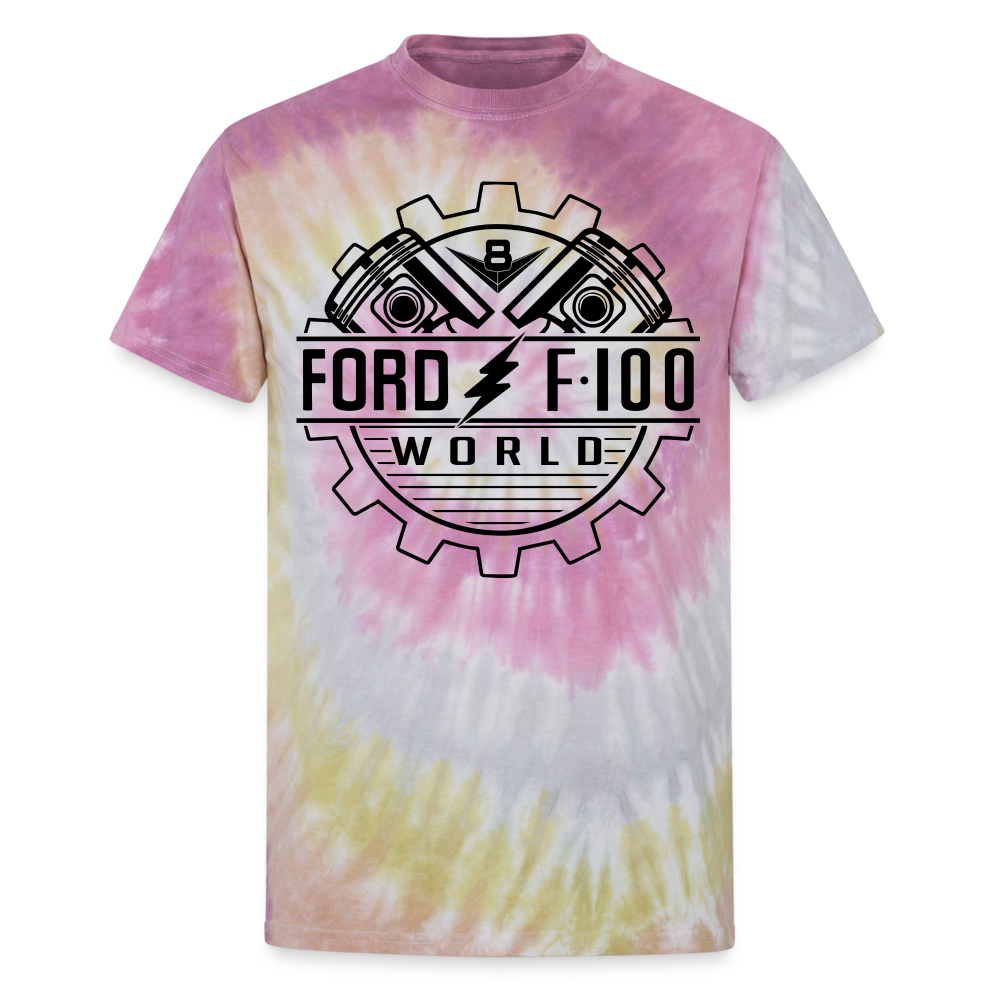 Unisex Tie Dye T-Shirt - Desert Rose