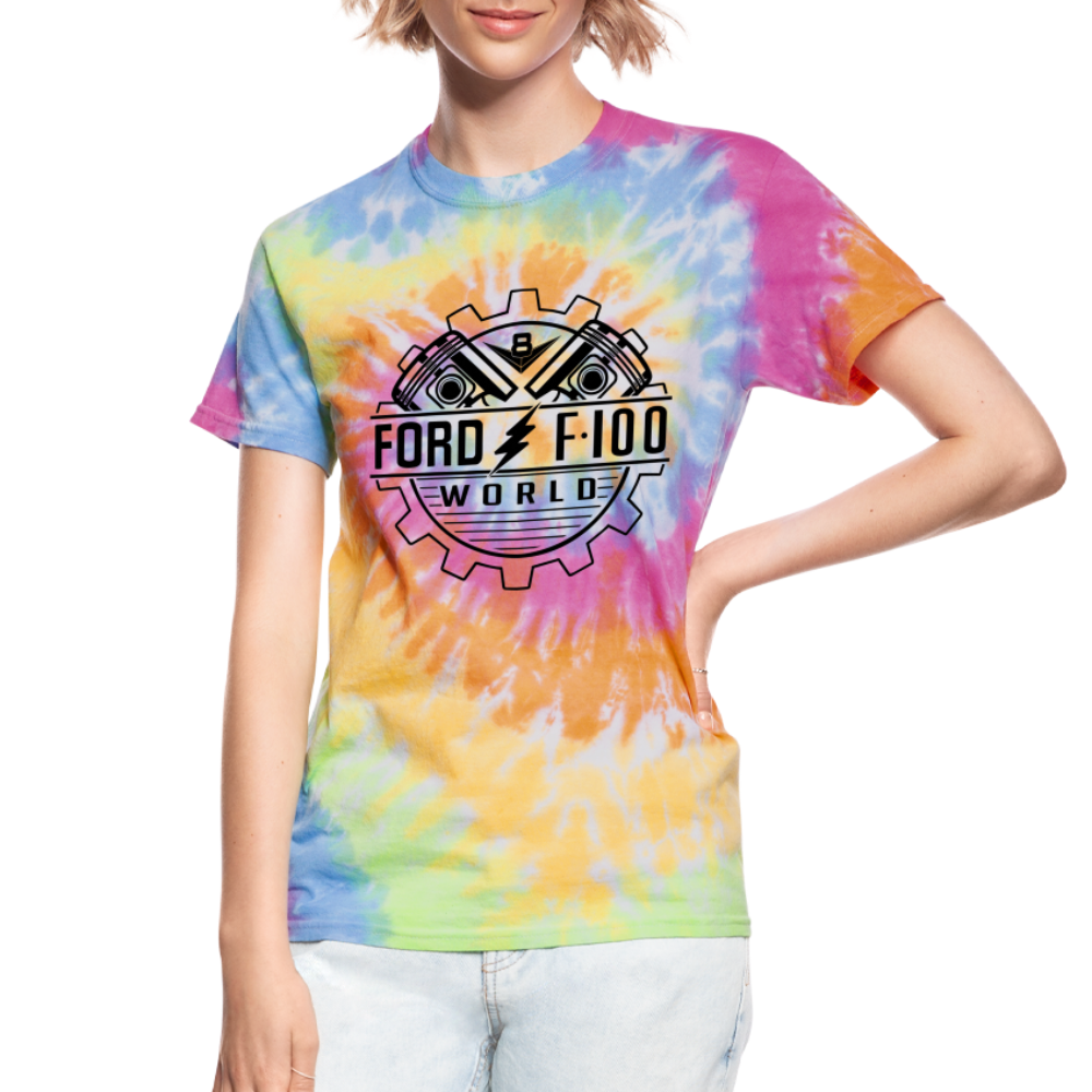 Unisex Tie Dye T-Shirt - rainbow