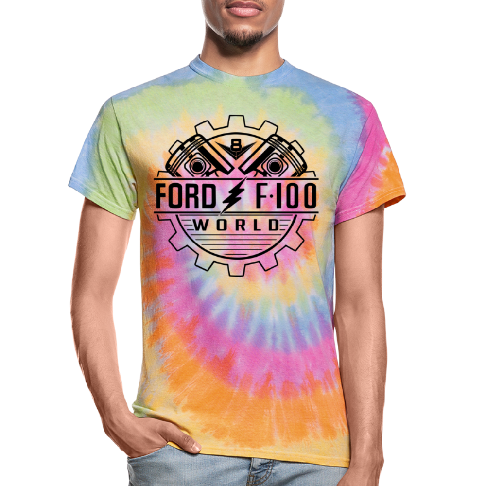 Unisex Tie Dye T-Shirt - rainbow