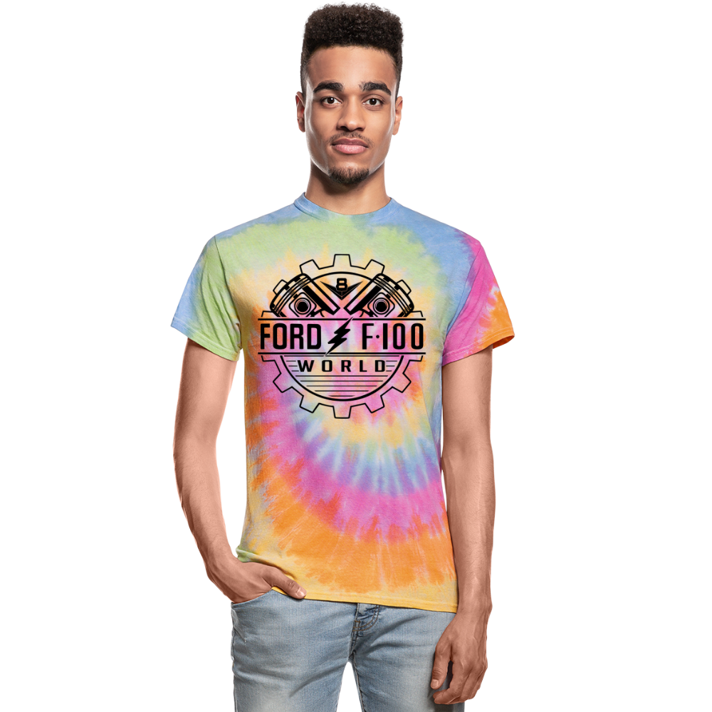 Unisex Tie Dye T-Shirt - rainbow