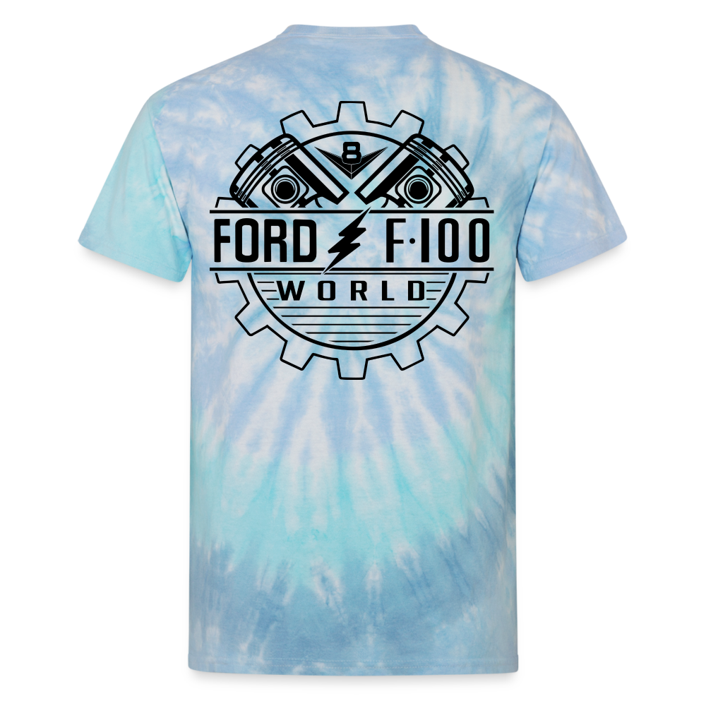 Unisex Tie Dye T-Shirt - blue lagoon