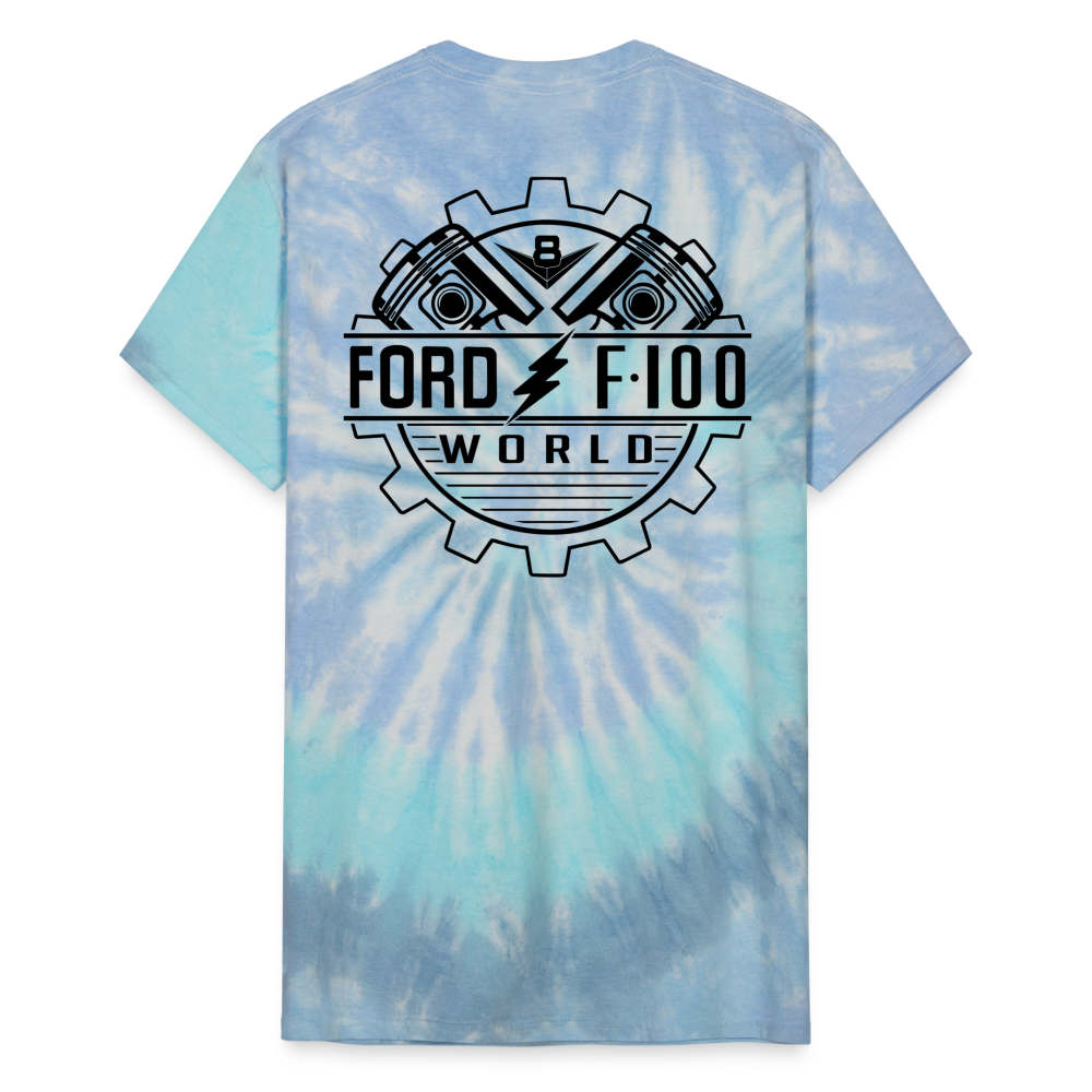 Unisex Tie Dye T-Shirt - blue lagoon