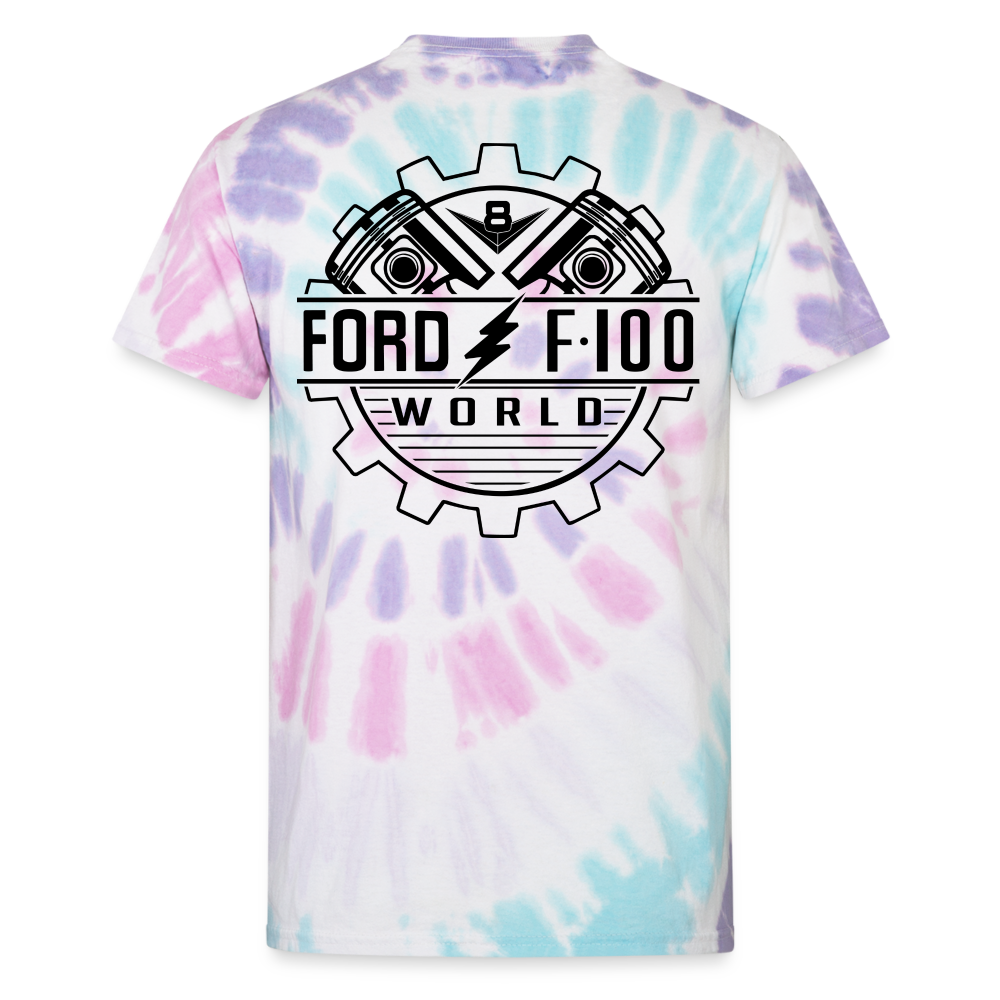 Unisex Tie Dye T-Shirt - Pastel Spiral