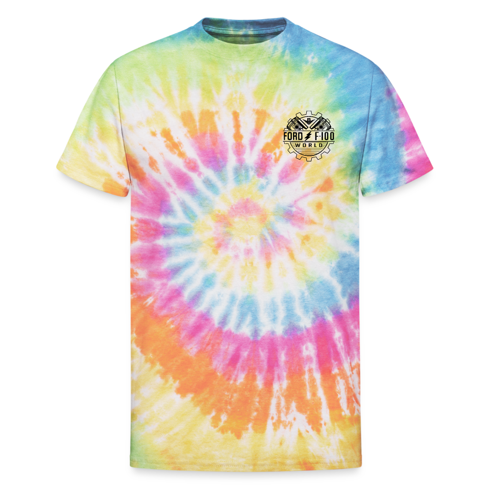 Unisex Tie Dye T-Shirt - rainbow