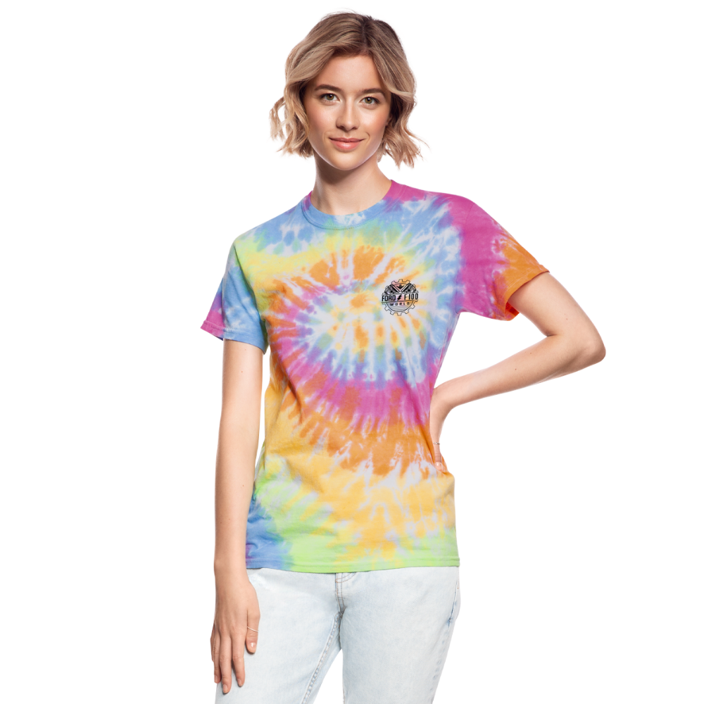 Unisex Tie Dye T-Shirt - rainbow