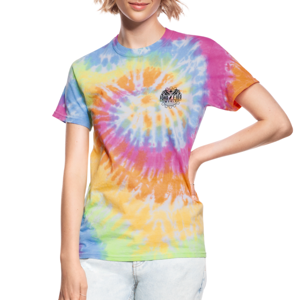 Unisex Tie Dye T-Shirt - rainbow