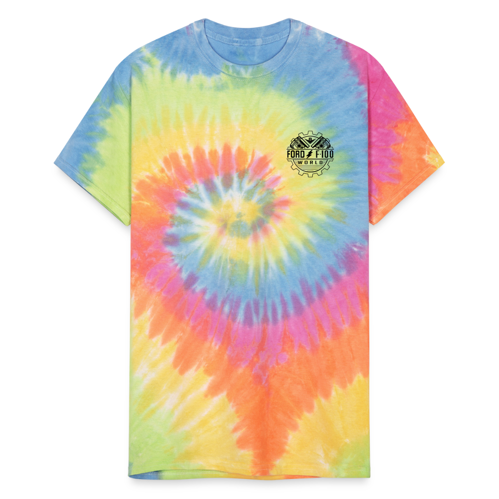 Unisex Tie Dye T-Shirt - rainbow