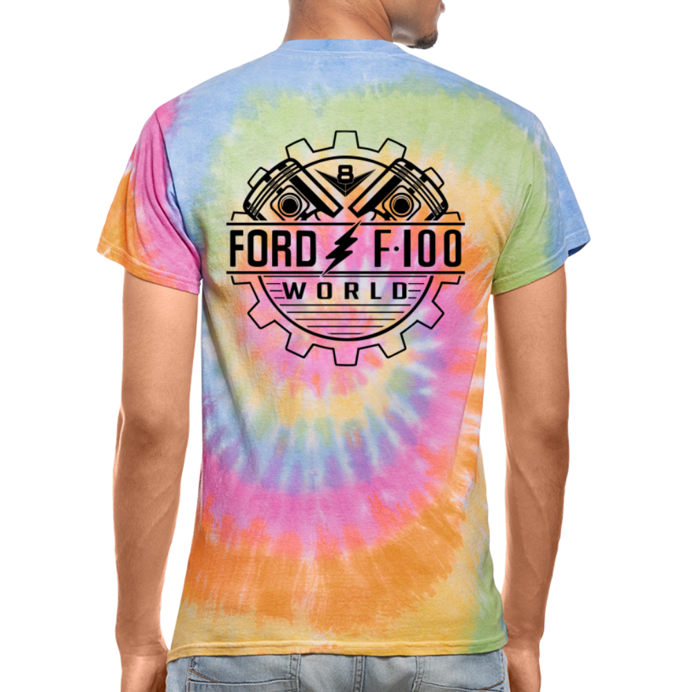 Unisex Tie Dye T-Shirt - rainbow