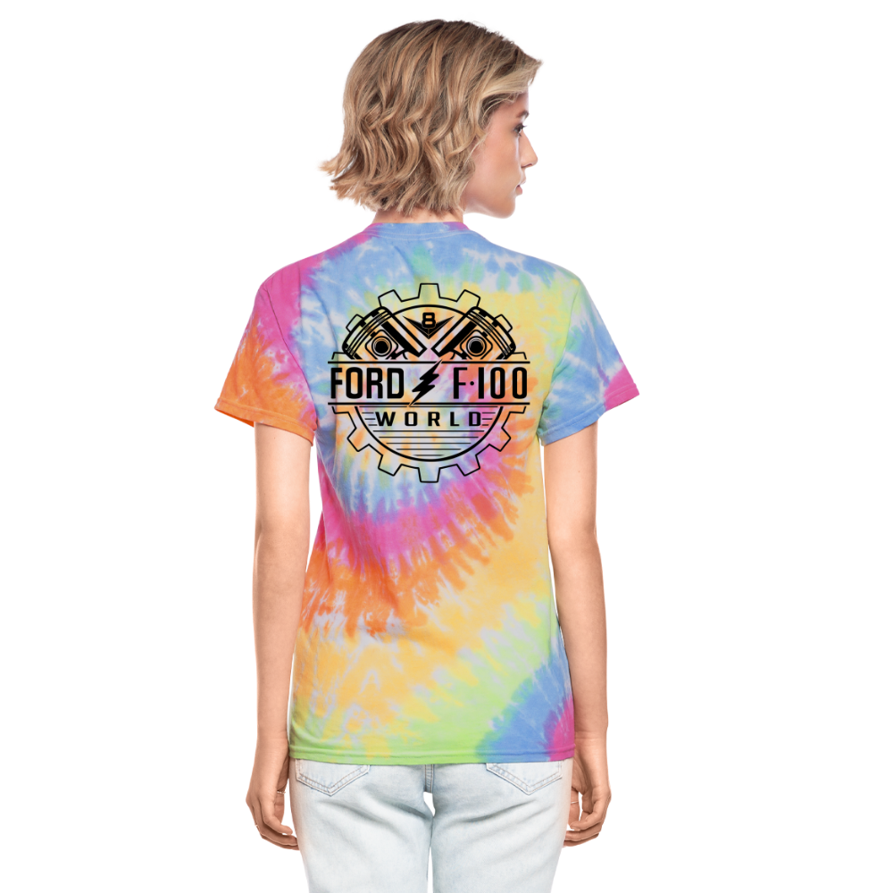 Unisex Tie Dye T-Shirt - rainbow