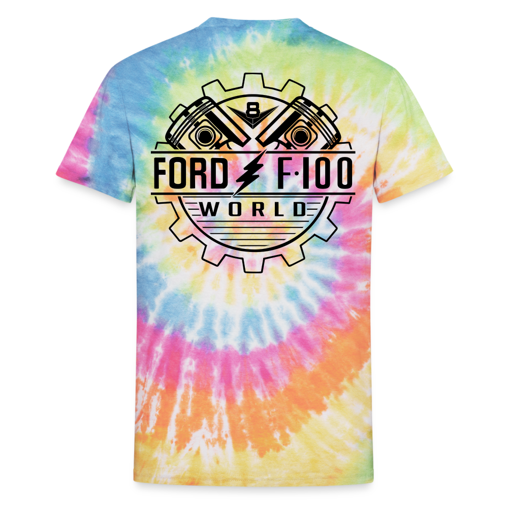 Unisex Tie Dye T-Shirt - rainbow