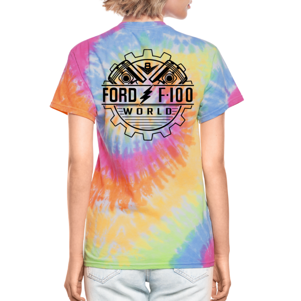 Unisex Tie Dye T-Shirt - rainbow