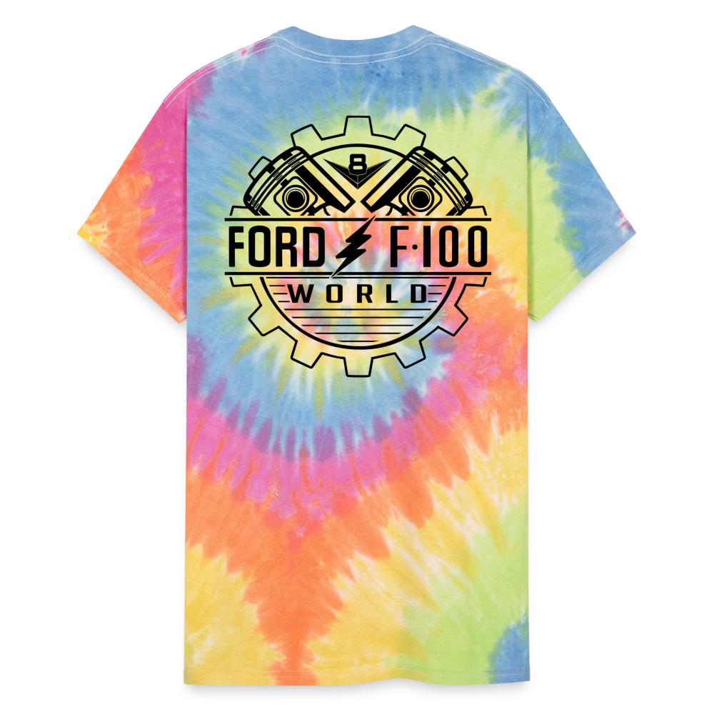 Unisex Tie Dye T-Shirt - rainbow