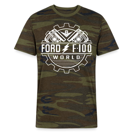 Alternative Unisex Eco Camo T-Shirt - green camo