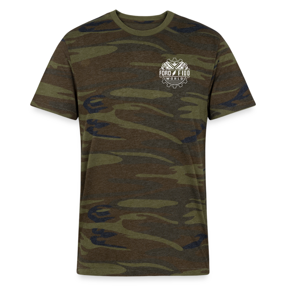 Alternative Unisex Eco Camo T-Shirt - green camo