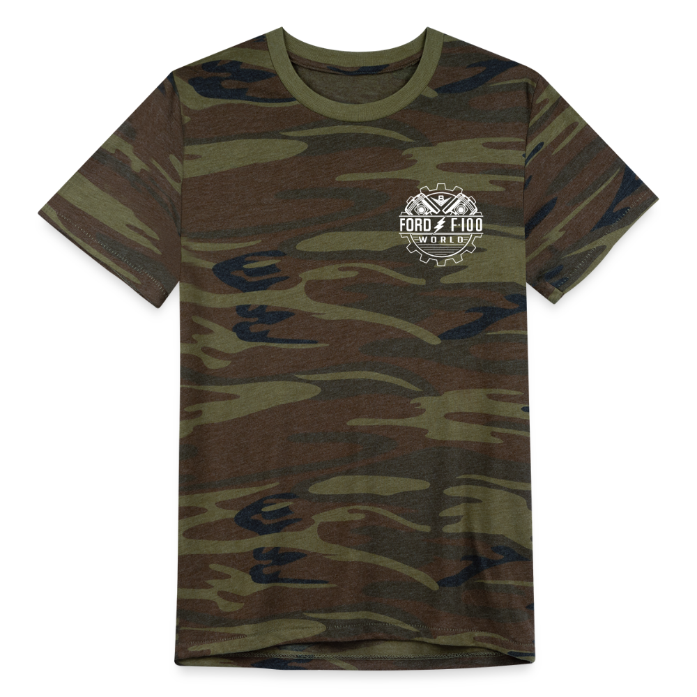 Alternative Unisex Eco Camo T-Shirt - green camo