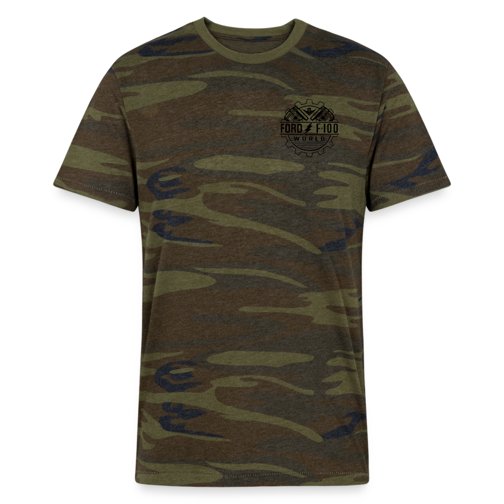 Alternative Unisex Eco Camo T-Shirt - green camo