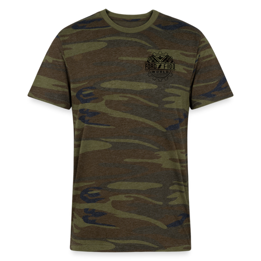 Alternative Unisex Eco Camo T-Shirt - green camo