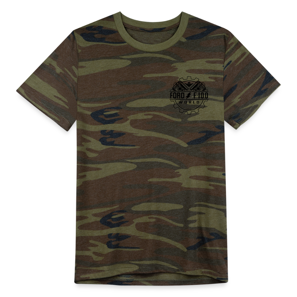 Alternative Unisex Eco Camo T-Shirt - green camo