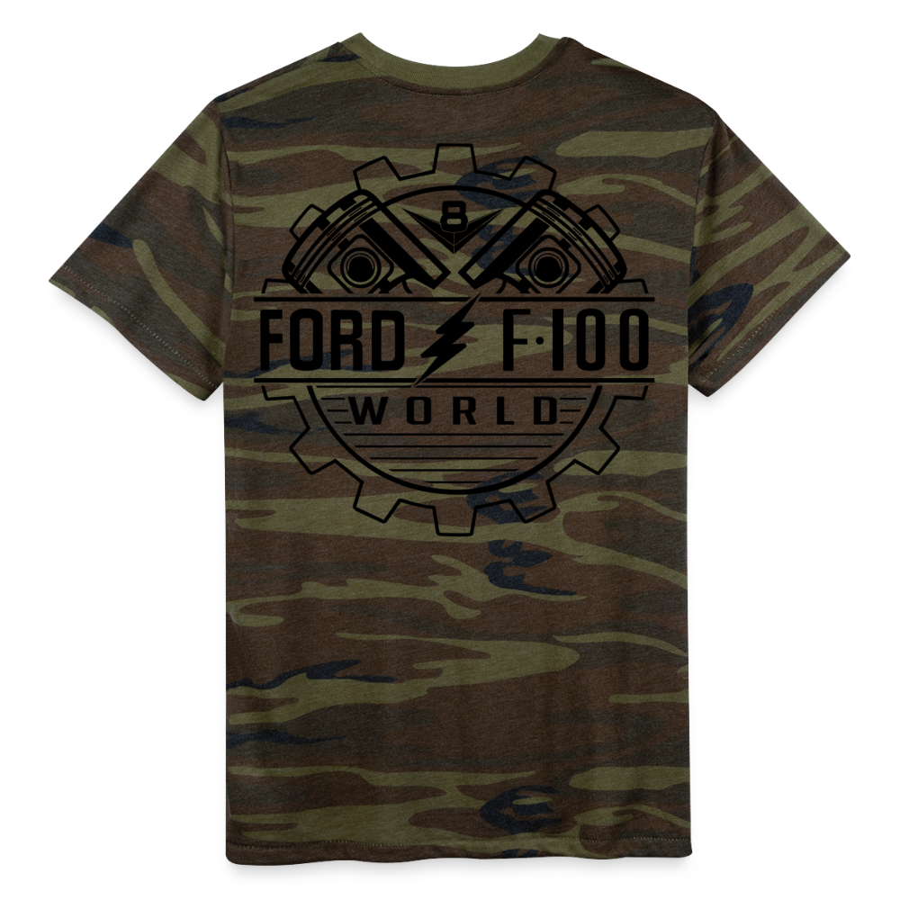 Alternative Unisex Eco Camo T-Shirt - green camo