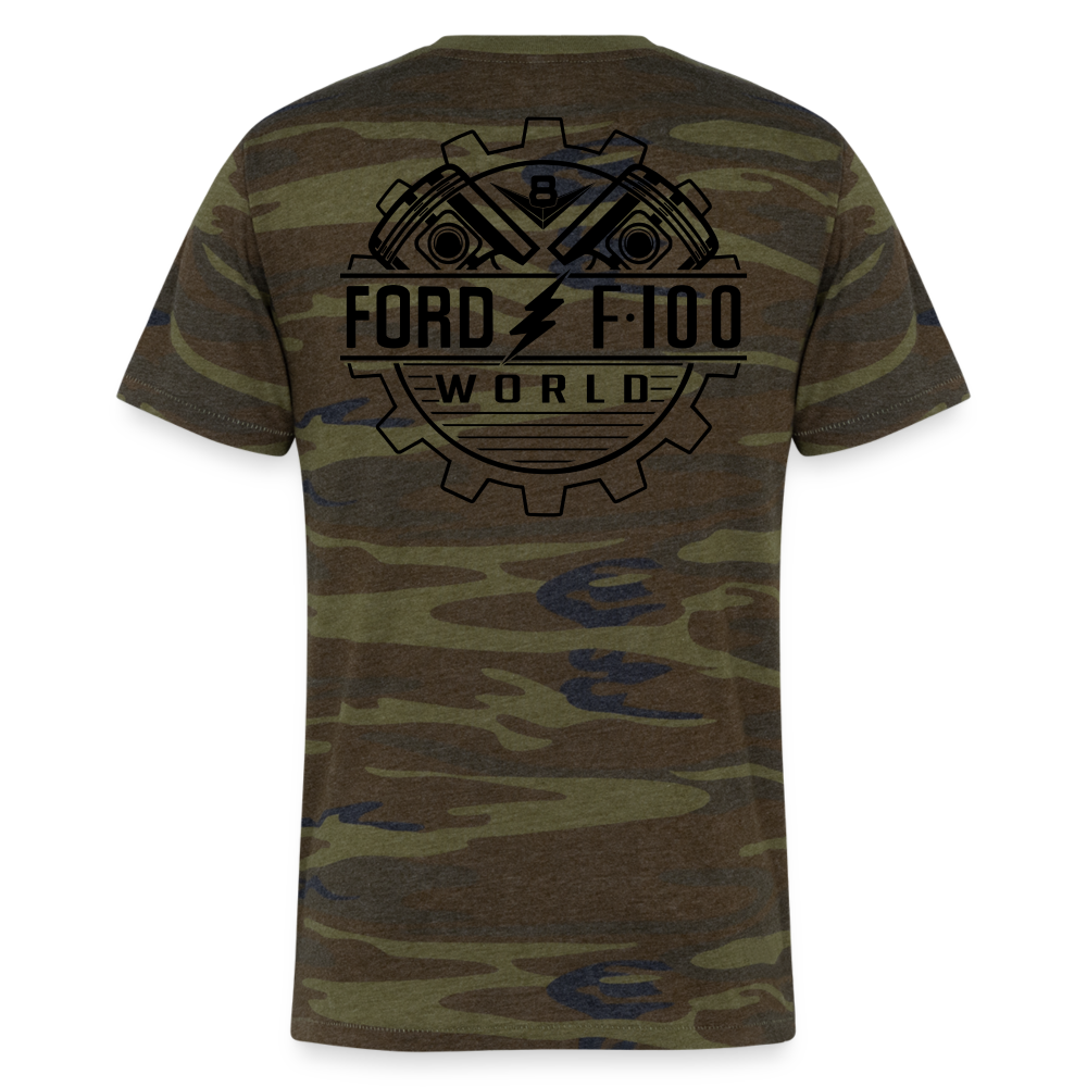 Alternative Unisex Eco Camo T-Shirt - green camo