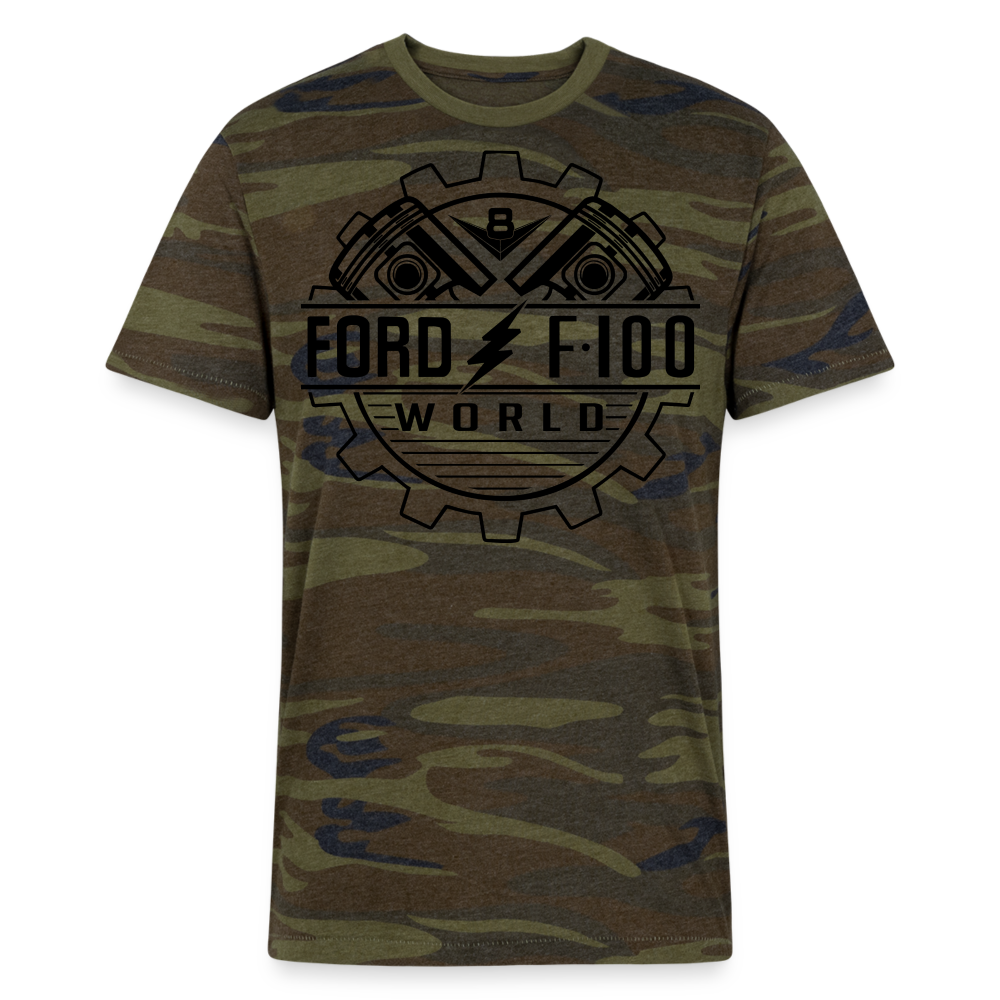 Alternative Unisex Eco Camo T-Shirt - green camo