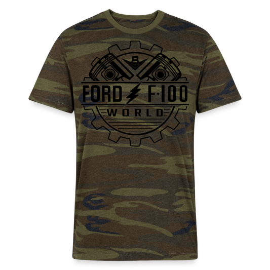 Alternative Unisex Eco Camo T-Shirt - green camo