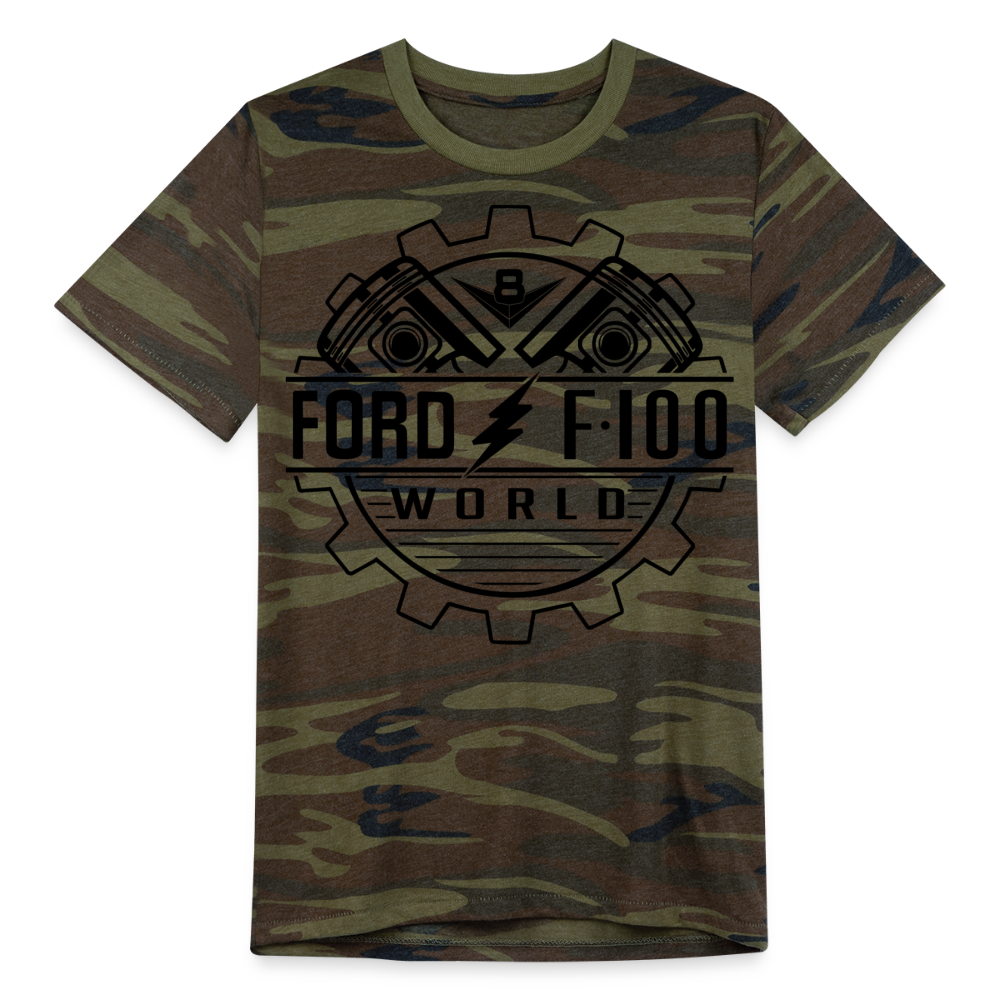 Alternative Unisex Eco Camo T-Shirt - green camo