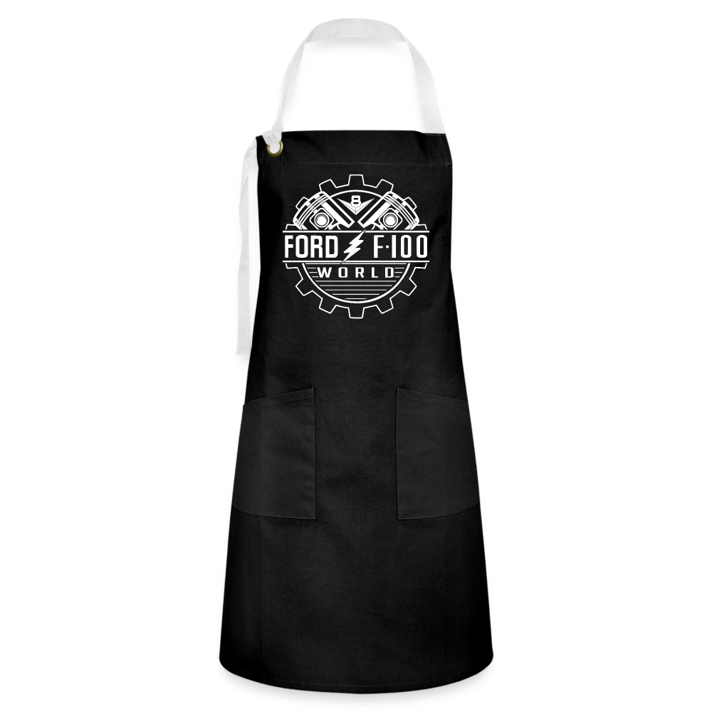 Artisan Apron - black/white