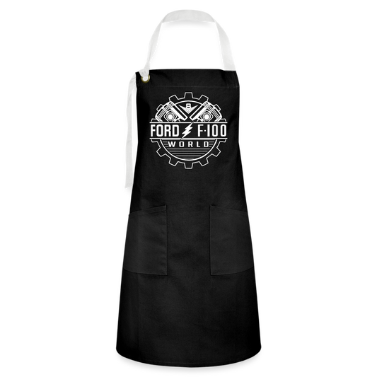 Artisan Apron - black/white