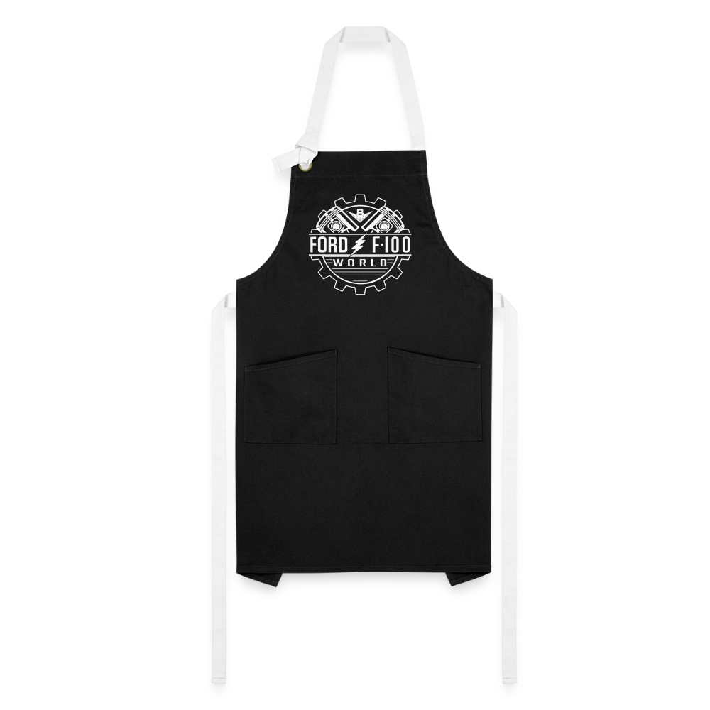 Artisan Apron - black/white