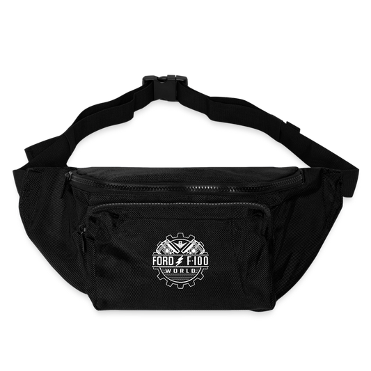 Large Crossbody Hip Bag - black