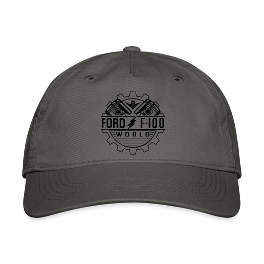 Organic Baseball Cap - charcoal