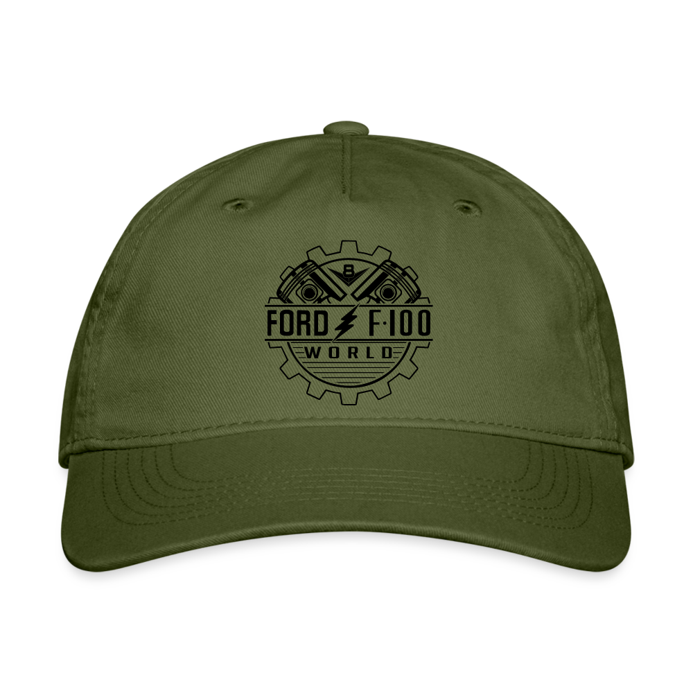 Organic Baseball Cap - olive green