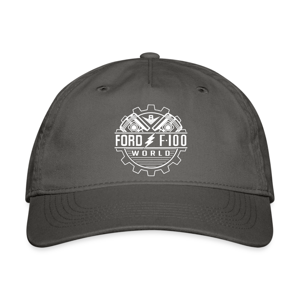 Organic Baseball Cap - charcoal