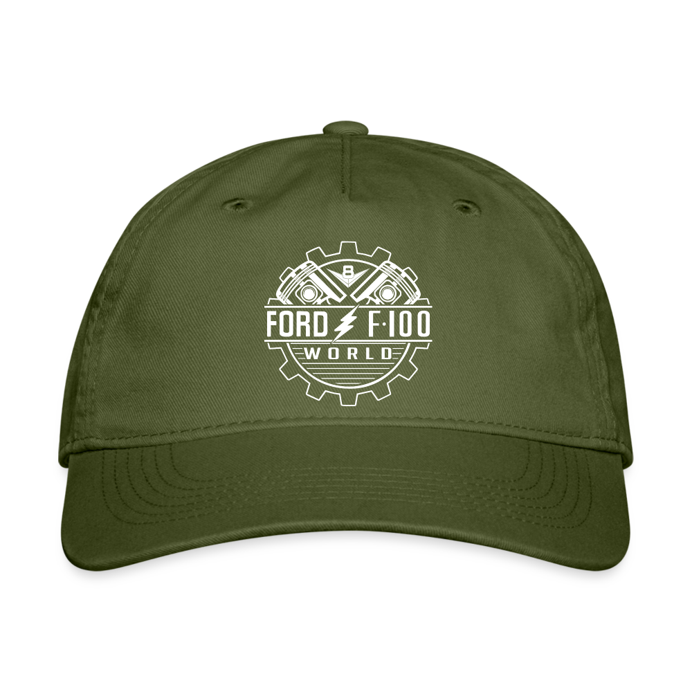 Organic Baseball Cap - olive green