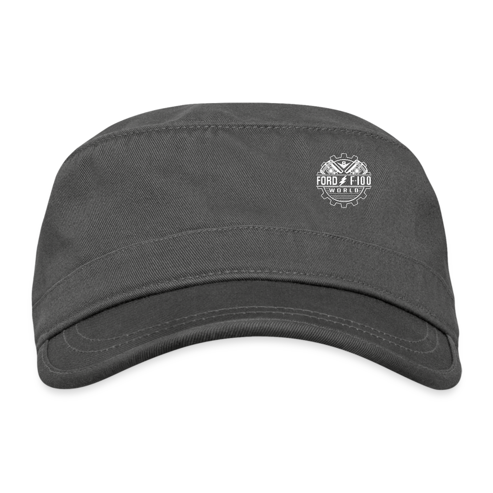 Organic Cadet Cap - charcoal