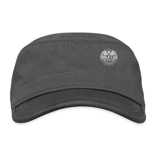 Organic Cadet Cap - charcoal