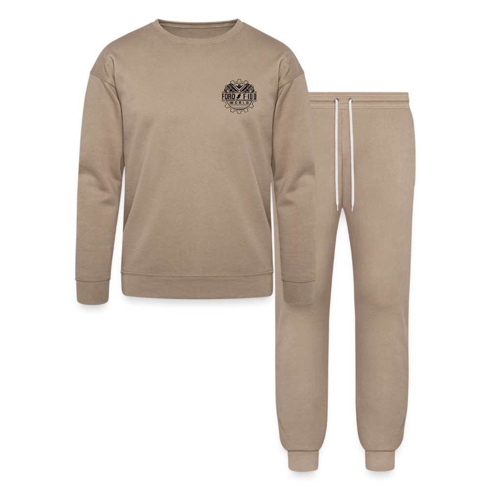 Bella + Canvas Unisex Lounge Wear Set-Rear Logo - tan