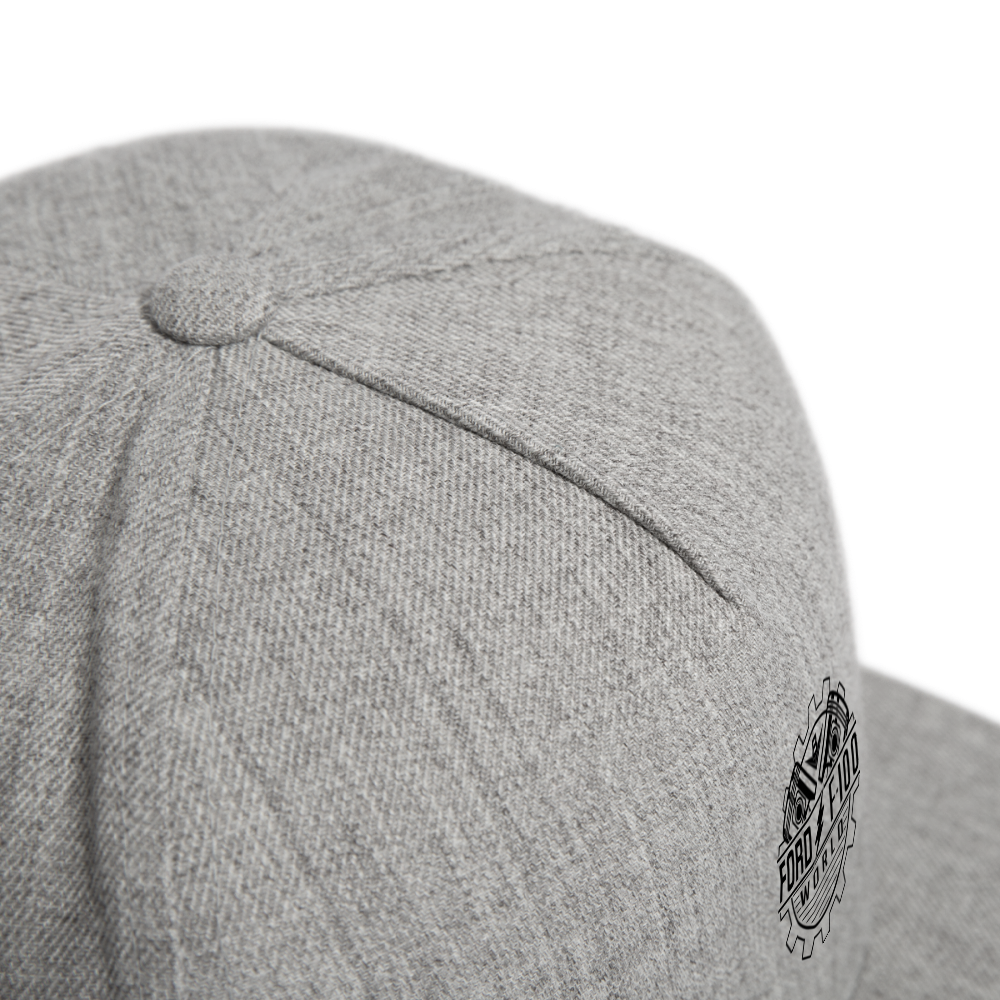 Snapback Baseball Cap - heather gray